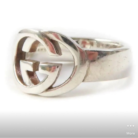 Gucci GG Silver AG925 Ring Sz S = to 6-6.25 - Picture 1 of 5